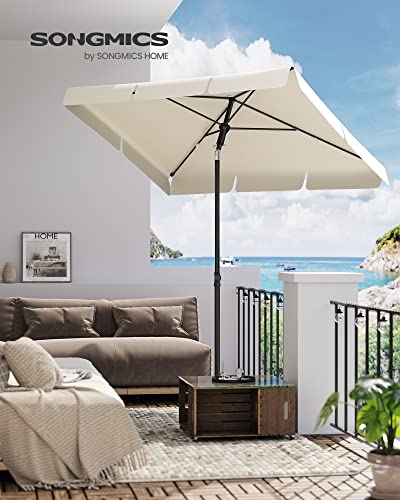 SONGMICS Parasol 200 x 125 cm, Protection Solaire UPF 50+, Inclinable – vue 2