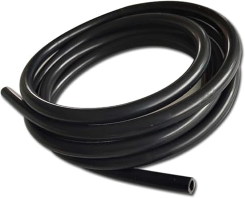 3 Meter Unterdruckschlauch Kfz(Innendurchmesser 4mm Außendurchmesser 8mm) Vakuum Silikonschlauch Auto Silikon Vakuumschlauch Hochtemperatur Vakuumschlauch Silikon für Luft Pumpen Turbinen