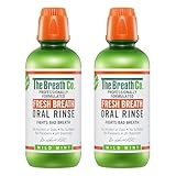 【日本公式】ザ・ブレスコ The Breath Co. 2本セット マウスウォッシュ オーラルリンス 500ml × 2本 口臭予防 口臭ケア 口臭 洗口液 低刺激 ノンアルコール 歯科医師開発 セラブレス TheraBreath 正規品 (マイルドミント2本セット)