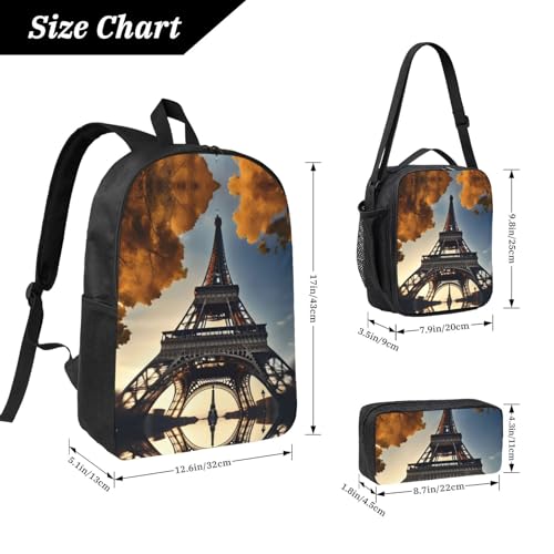 Sac à dos école léger anti-mal de dos avec sac repas étanche