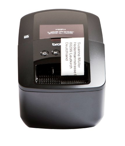 Brother QL-720NW Label Printer, 93 Labels/Minute, 5w x 9-3/8d x 6h