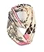 Scarfand Vibrant Painting Artistic Print Infinity Scarf (Floral Beige)