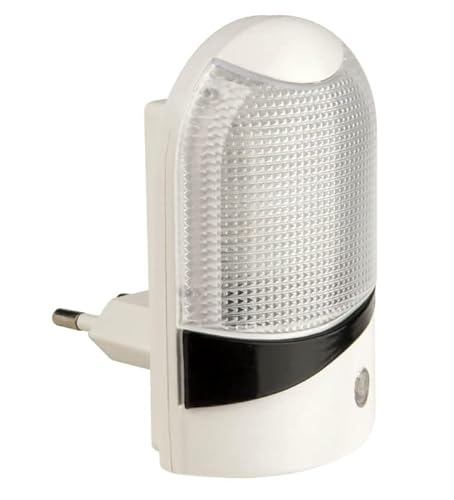 Saraoriginalshop Lampada da Notte Led a Basso Consumo con Spina Luce Notturna Bambini Luce da Presa con Interruttore o Sensore Crepuscolare (CON SENSORE)