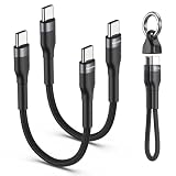 VAFOTON Keychain USB C Cable 6in