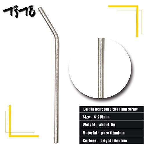 Pitillos de titanio TiTo Titanium de 2 piezas miniatura 3