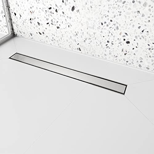 Neodrain 24Inch Linear Shower Drain with Tile Insert Grate
