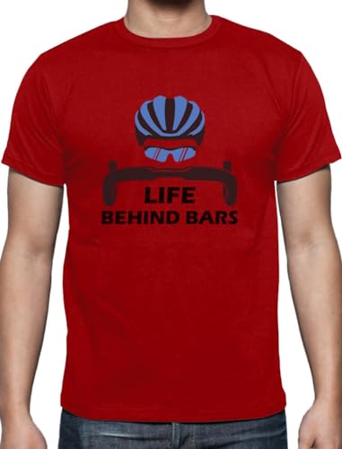 Tstars Bike Shirts for Men Cycling Tshirt Gifts for Cyclists Mens Biking Shirt Casual Bicycle Rider Tee