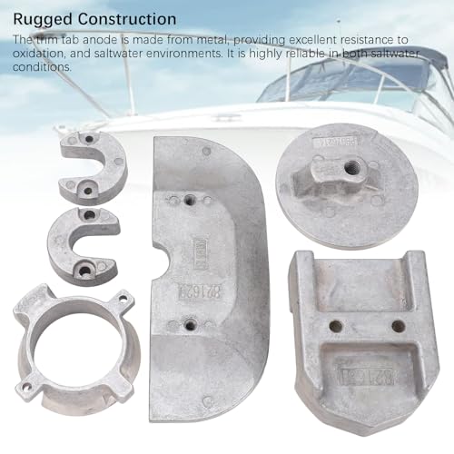 Kit de Anodo Marinho Proteção Forte 888756q03 para Mercruiser Alpha Geração 2 Sterndrives Manutenção