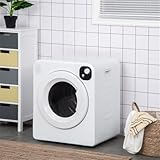 Compact Ventless Clothes Dryer for Apartments – Energy Efficient Portable Laundry Dryer with Multiple Drying Modes and Quiet Operation