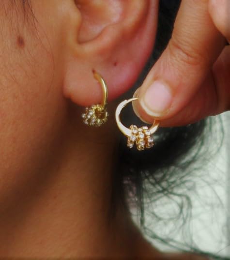 Tiny Small Gold Hoop Huggie Earrings for Women Trendy 14K Gold Plated Ligtweight Hypoallergenic Helix Cartilage Hoop Earring Birthday Valentines Gifts Jewelry - Image 7