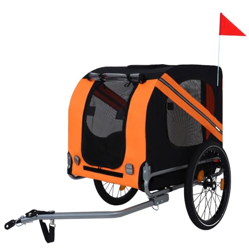 Premium Foldable Pet Bike Trailer with All-Terrain Wheels