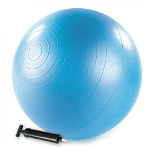 STOTT PILATES Stability Ball (Blue), 22 inch / 55 cm