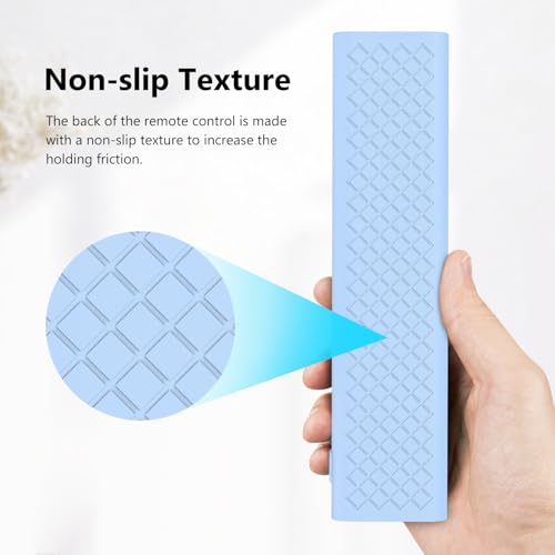 Coque silicone Hisense ERF6A80 anti-choc pour télécommande Smart TV U6 U7 U8 U9 Bleu - 4