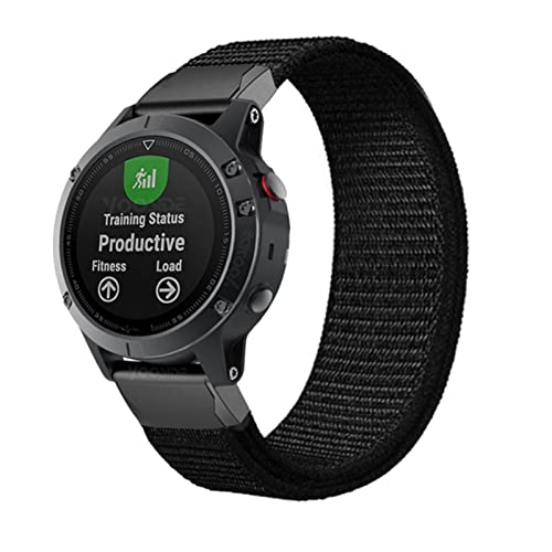 Bracelet nylon Garmin Fenix 7X 6 Pro anti-sueur pour le sport outdoor