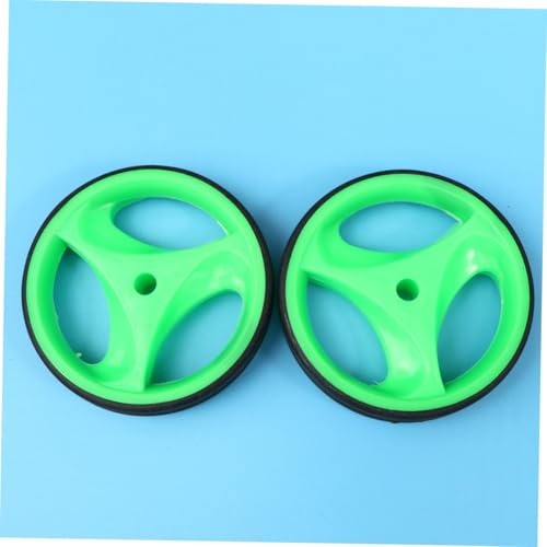 Conjunto de Ruedas de Entrenamiento Veemoon con Soporte, Ruedas Auxiliares Silenciosas de Balance con Luz Intermitente, 12-20 Pulgadas, Estabilizadores Verdes para Bicicleta miniatura 5