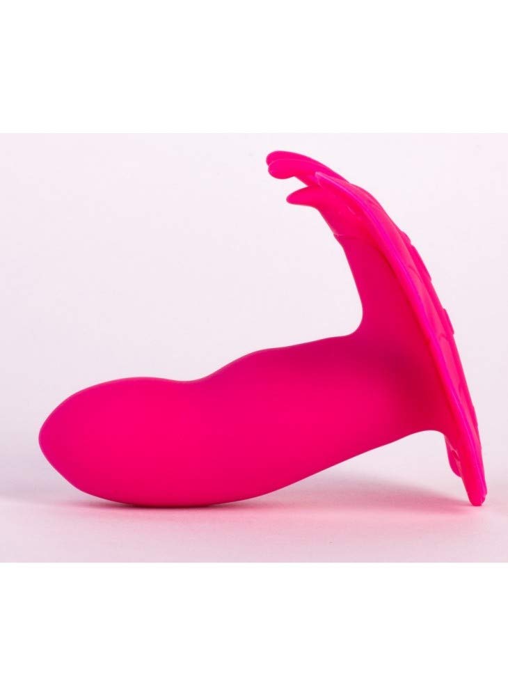 Ropa interior erótica de cuero y látex para mujer - vibrating panties connected butterfly