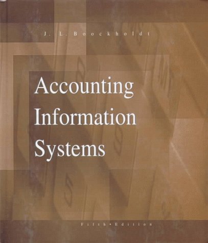 Accounting Information Systems: Transactions Processing and Controls