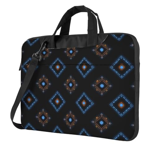 Maletín simétrico geométrico pequeño para laptop 15.6" impermeable miniatura 1