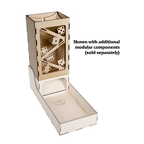 Gobelet modulaire en forme de dés avec rampe de lancer anti-perte - 2