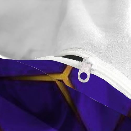 Ensemble d'impression 3D violet or Super King 260x220cm pour lit enfant sleep time - 5