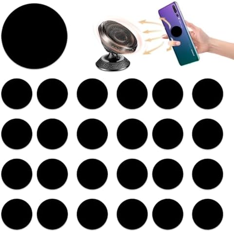 OSUO 9 Pezzi Placche etalliche Adesive (9 Tonde) Piastra etallo con