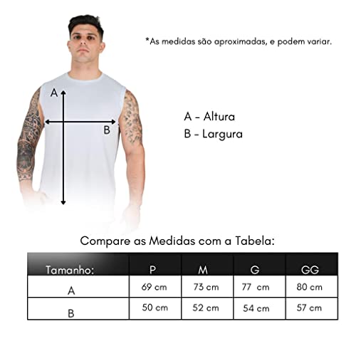 Regata Dry Fit Esporte Proteção Solar 50UV Térmica Anti suor Cor:Branco;Tamanho:G