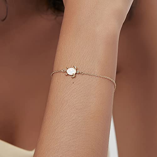 Gold Bracelet for Women 18K Gold Plated Dainty Gold Bracelets Non Tarnish Cuban Chain Link Bracelet Gold Charm Bracelet for Women2