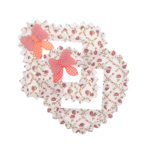 Holibanna 2pcs Floral Switch Cover Fabric Bowknot Decorative Light Switch Plate Bathroom Bedroom Country Decorative Plant Cover Plate Flowers