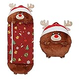✿ Schlafsackkissen: Dieses Kissen eignet sich perfekt als Spielkissen. Wenn Sie schlafen müssen, ziehen Sie einfach die Füße des Tierkissens hoch und verwenden es als bequemen Schlafsack.
