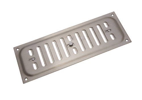 Auvent d'évacuation en acier inoxydable louvre 9 x 3 pouces finition premium