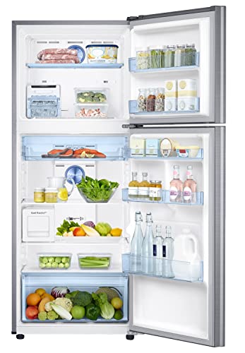 Image of Samsung 386L 2 Star Frost-Free Double Door Digital Inverter Refrigerator Appliance (RT39B5C38S9 /HL, Refined Inox, Curd Maestro, 2022 Model)