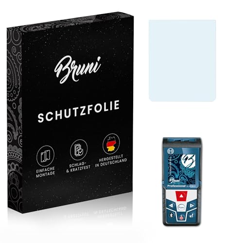 Bruni Screen Protector compatible with Bosch GLM 50 C Protector Film, crystal clear Protective Film (2X)