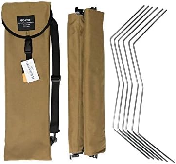 Regular Portable Folding Camping Cot, Coyote Brown