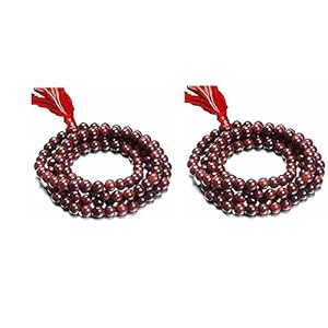 Rose wood Jaap Mala Beads 108+1 For Jaap | Finger Counter for Pooja Meditation for prayer beads