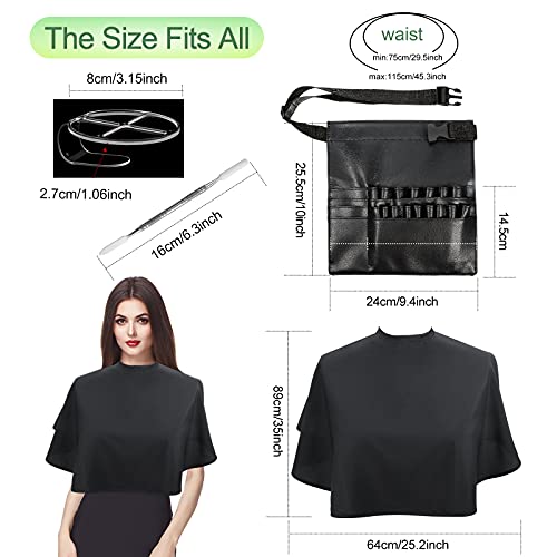 Professional Makeup Artist Tools - 4 Piece Set with Brush Bag, Mixing Tray, Foundation Tray & Spatula, Salon Apron2