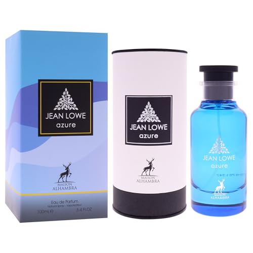 Miniatura 3 de Perfume Jean Lowe Azure 100ml, Perfume Árabe De Larga Duración, Eau Da Parfum Importado Desde Dubái, Fragancia Fresca Y Sofisticada,