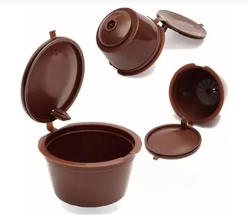 03 Cápsulas Reutilizável Regarregável Compatível para uso em cafeteiras Dolce Gusto Filtro de café r