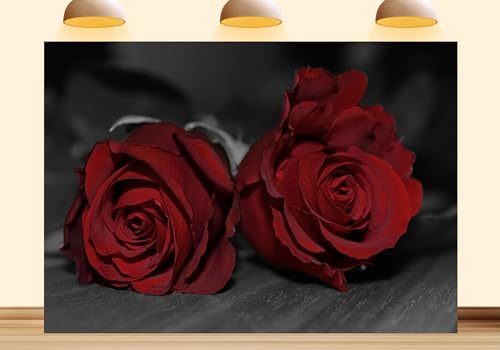 Rose Flowers Backdrop Trendy Spring Blooming Floral Background Wedding Bridal