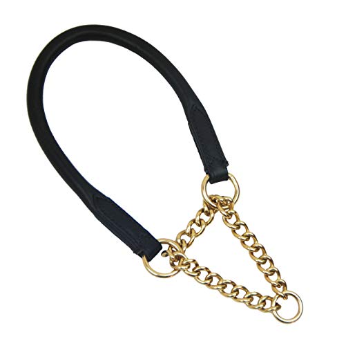 Collier étrangleur en cuir roulé noir pour des balades urbaines sereines - 2