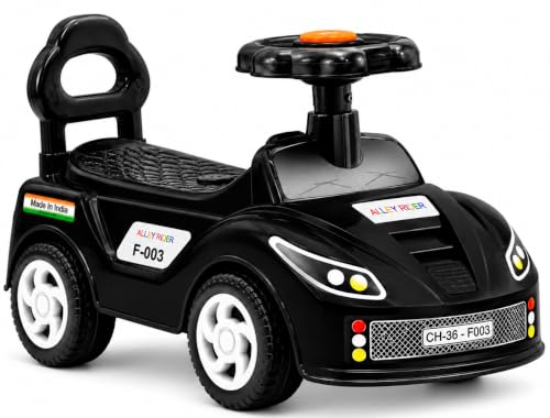 Image of Baby Ride On Car for Kids Push Ride On Toy Car (Jet Black)