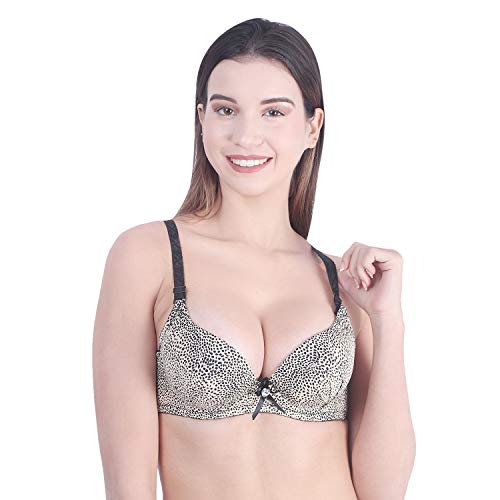 Image of Brachy Women's Poly Cotton Heavily Padded Wired T-Shirt Bra