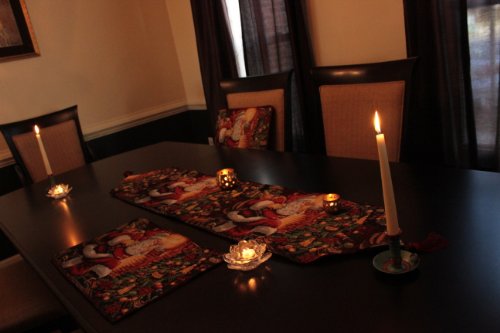 Tache Festive Winter Holiday Christmas Down The Chimney Decorative Tapestry Table Runners, 13 X 72 #TOP3