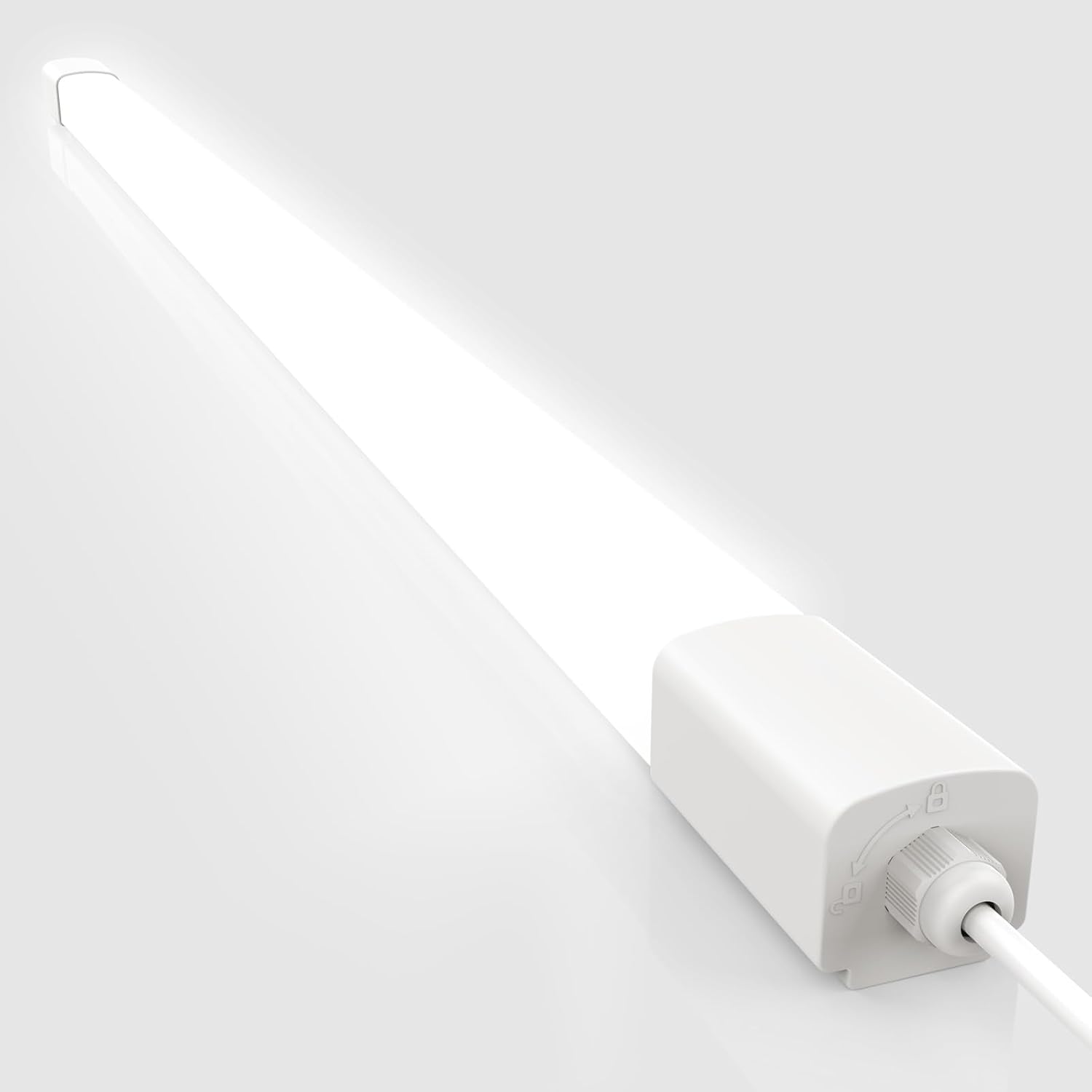 120 cm Wet Room Light LED with 36 W 3600 LM Workshop Lamp LED Waterproof IP65 Linkable Ceiling Light Wet Room for Office Cellar Garage Warehouse Neutral White 4000 K [Energy Class E]
