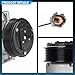 TadaMark Air Conditioner AC Compressor with Clutch Fit for Nissan for Pathfinder 4.0L 2005-2012, for NV1500 & NV2500 4.0L 2012-2021, for NV3500 4.0L 2012-2020, Replace for CO-10865JC