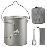 Ultra-Safe Material: food-grade pure titanium, BPA-free, non-toxic, and odorless, certified for high-temperature safety. Lightweight & Compact: 40% lighter than stainless steel, easily fits into backpacks or gear loops. Capacity: 25.4oz (750ml) with ...