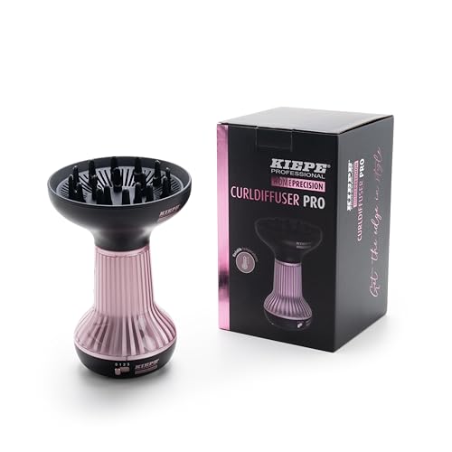 Kiepe 8350 Home Precision Curl Diffuser Pro – Diffusore di aria calda professionale per ricci definiti, più volume e styling senza crespe: temperature variabili, opzione a 3 livelli