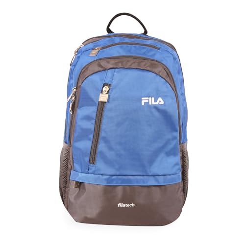 FILA Duel Tablet and Laptop Backpack, Blue/Grey, One Size2