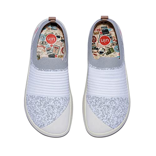 UIN Women's Slip On Walking Shoes Art Travel Lightweight Comfort Fashion Sneaker Mahon Series2