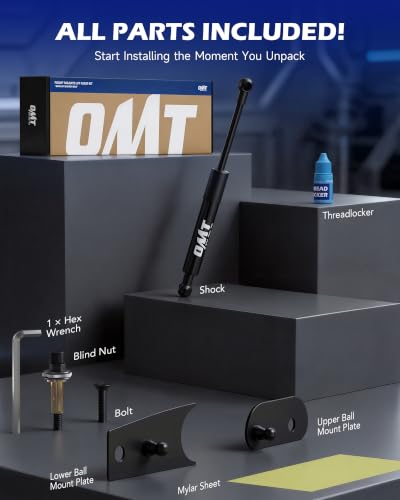 Image of Orion Motor Tech Heavy Duty Pickup Tailgate Assist, Truck Tailgate Lift Assist Kit Compatible with 07-18 Chevy Silverado GMC Sierra 1500 & 07-19 HD 2500 3500, Truck Tailgate Shock Absorber, Black