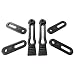 C CLINK Hood Strap Door Rubber Return Set Fits for HISUN Yamaha Rhino 450 660 700 UTV,HS400 500,600,700,MSU500,Massimo,YS,HS,TSC